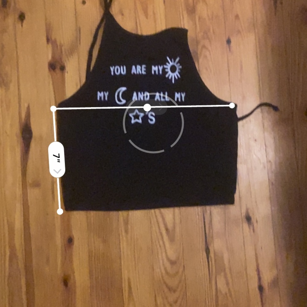 Star and moon halter top - hippie - bohemian - Picture 4 of 4
